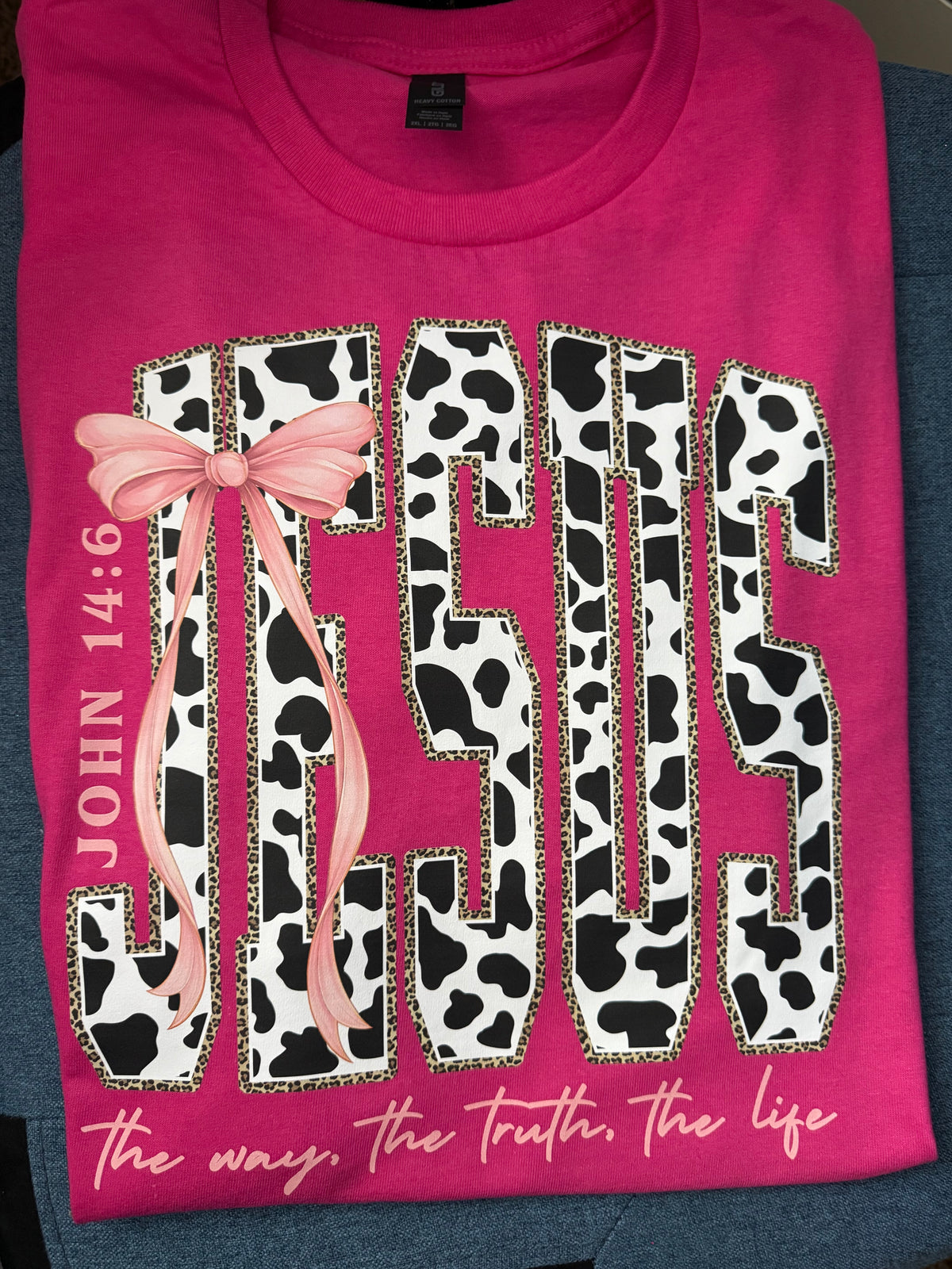 Cow Print Jesus - MTO Shirt