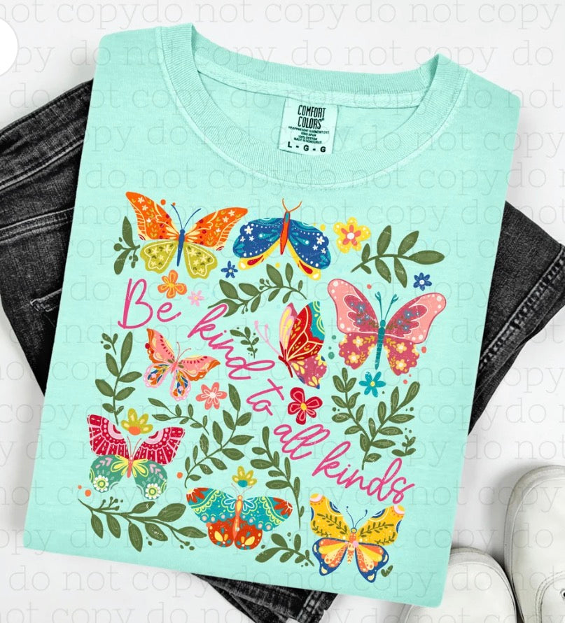 Be Kind Butterflies - MTO Shirt