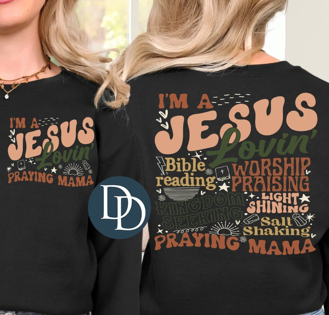 Praying Mama Pocket and Back Set - MTO Shirt