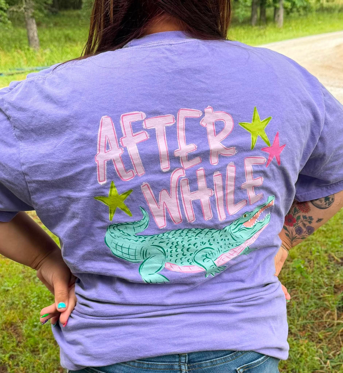 Later Alligator Front and Back Full Set - MTO Shirt
