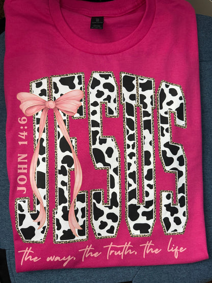 Cow Print Jesus - MTO Shirt