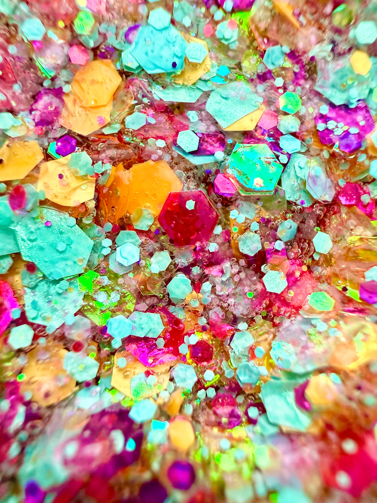 Sherbet Swirl Glitter Gel