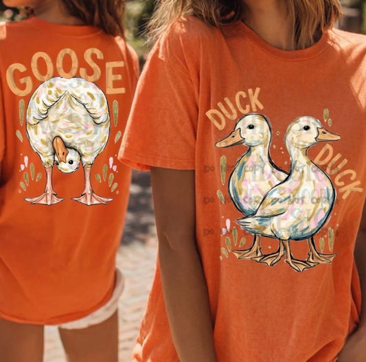 Duck Duck Goose Front and Back Full Set - MTO Shirt