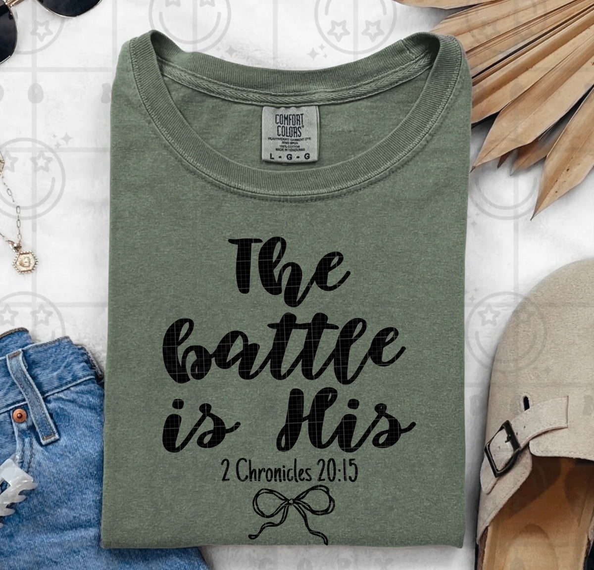The Battle is His - MTO Shirt