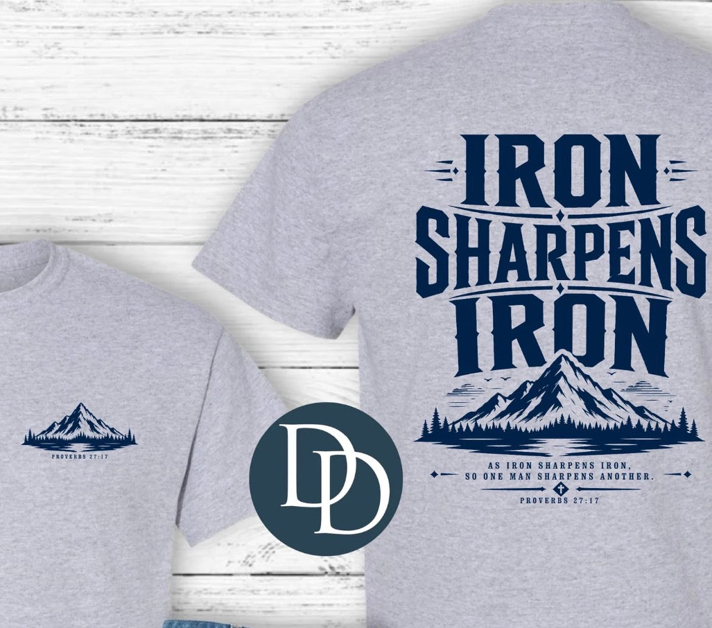 Iron Sharpens Iron Pocket and Back Set - MTO Shirt