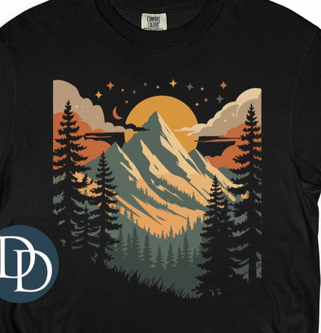 Mountain Sunset - MTO Shirt